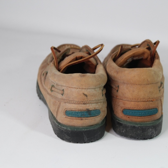 Voyager Boat Shoes (Vintage Brown) Goodyear Welted – Craft  Vintage Seal Harbor Mens 10 Leather Boat Shoes